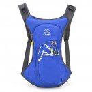 Blue_Waterproof Bicycle Bag Hiking Ultralight Climbing Backpack Men Women Bike Cycling Knapsack Brea