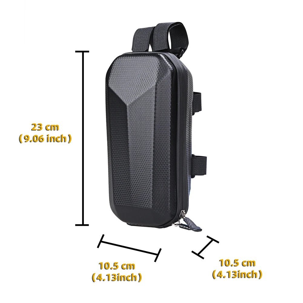 2L 24x11x10cm_5L EVA Hard Shell Electric Scooter Front Bag Waterproof Bike Bicycle Hanging Bag for X