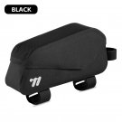 black_WEST BIKING Bicycle Magnetic Lid Top Tube Bag With Bolts Mounted & Straps MTB Road Bike Wa