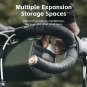 Dark Blue_ROCKBROS Bicycle Front Bag 2.2L Capacity Item Storage Handlebar Bag Drawstring Multifuncti