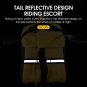 Black Yellow_WEST BIKING Hard Shell Bicycle Rear Carrier Bag Waterproof Travel Suitcases Shoulder Ba