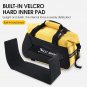Yellow Black_WEST BIKING Hard Shell Bicycle Rear Carrier Bag Waterproof Travel Suitcases Shoulder Ba