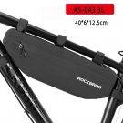 AS-043 3L_ROCKBROS 8L MTB Road Bike Bags Triangle Bag Pouch Reflective Rainproof Pannier Portable Ad