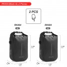 Black-4L-2pcs_Rhinowalk Bike Quick Release Fork Bag 2 Piece Waterproof 4L 6L Cycling Bicycle Front P