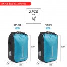 Blue-6L-2pcs_Rhinowalk Bike Quick Release Fork Bag 2 Piece Waterproof 4L 6L Cycling Bicycle Front Pa