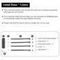 Install base -1pc_Rhinowalk Bike Quick Release Fork Bag 2 Piece Waterproof 4L 6L Cycling Bicycle Fro