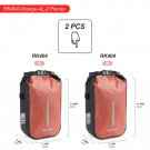 Orange-4L-2pcs_Rhinowalk Bike Quick Release Fork Bag 2 Piece Waterproof 4L 6L Cycling Bicycle Front 