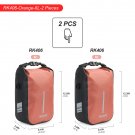 Orange-6L-2pcs_Rhinowalk Bike Quick Release Fork Bag 2 Piece Waterproof 4L 6L Cycling Bicycle Front 