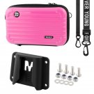 Model A Pink_MUQZI Bike Bag Bicycle Front Storage Bag for Brompton Folding Bicycle Bag Carrier Block