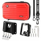 Model B Red_MUQZI Bike Bag Bicycle Front Storage Bag for Brompton Folding Bicycle Bag Carrier Block 