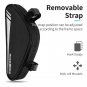 B55-BK_ROCKBROS Triangle Beam Bag Bicycle Top Tube Bag Bike Saddle Bags MTB Road Bike Phone Bags 0.7