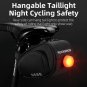 C27_ROCKBROS Rainproof Bag Shockproof Bicycle Saddle Bag For Reflective Large Capacity Seat Post Tai