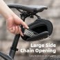 C27_ROCKBROS Rainproof Bag Shockproof Bicycle Saddle Bag For Reflective Large Capacity Seat Post Tai