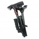 with alarm_Collapsible Telescopic Folding Cane Elder Cane LED With alarm Walking Trusty Sticks Elder
