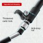 Dark blue Short_Trekking Stick 5-Section Telescopic Folding Trekking Poles Outdoor Camping Ultraligh