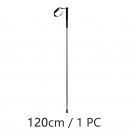 black 120cm 1 pc_HEALING 115g Ultra Light Weight Trekking Poles Foldable Hiking Sticks Carbon Fiber 