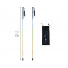 colorfu 110cm 1 pair_HEALING 115g Ultra Light Weight Trekking Poles Foldable Hiking Sticks Carbon Fi