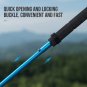 2pcs 130cm Rainbow_AONIJIE E4201 Lightweight Folding Collapsible Quick Lock Trekking Pole Hiking Pol