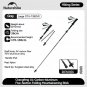 Gray-Large_Naturehike 5-Section Trekking Pole Carbon Fiber Aluminum Alloy Folding Teleskopic Ultrali