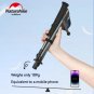 Gray-Large_Naturehike 5-Section Trekking Pole Carbon Fiber Aluminum Alloy Folding Teleskopic Ultrali