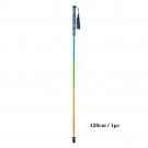 Clear_100% Full Carbon Hiking Poles Folding Ultra-light 5-Section Hiking Trekking Portable Travel Wa