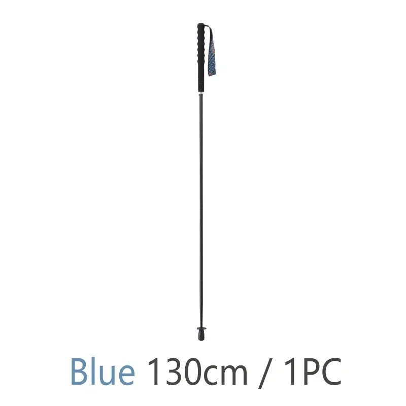 E1 130cm-1 PC_100% Full Carbon Hiking Poles Folding Ultra-light 5-Section Hiking Trekking Portable T