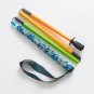 MULTI_100% Full Carbon Hiking Poles Folding Ultra-light 5-Section Hiking Trekking Portable Travel Wa