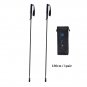 SKY BLUE_100% Full Carbon Hiking Poles Folding Ultra-light 5-Section Hiking Trekking Portable Travel