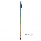 VIOLET/紫罗兰_100% Full Carbon Hiking Poles Folding Ultra-light 5-Section Hiking Trekking Portabl