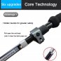 carbon_2 PCS 5-Section Outdoor Fold Trekking Pole Cane Camping Portable Walking Hiking Stick For Nor