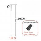 1pcs 110cm_Ultra Light  Trekking Pole Carbon Folding Hiking Stick Collapsible Hiking Poles 115G Trek
