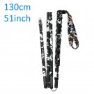 1PC 51inch_5-Sections Folding Hiking Poles Carbon Fiber Telescopic Poles Lightweight Portable Trekki