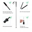 Colorful 1pcs 120cm_Ultra Light Weight Trekking Poles Foldable Hiking Sticks Carbon Fiber Hiking Pol