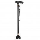 B Black_New Old Man Walking Stick Telescopic Canes T Handle Baston Elder Stable Crutch No Slip Pole 