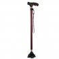 B Brown_New Old Man Walking Stick Telescopic Canes T Handle Baston Elder Stable Crutch No Slip Pole