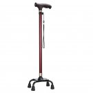 C Brown_New Old Man Walking Stick Telescopic Canes T Handle Baston Elder Stable Crutch No Slip Pole 