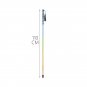 blue 110cm 1pc_110g Ultra Light Weight Trekking Poles Folding Hiking Sticks Portable Carbon Fiber Co