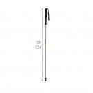bamboo 130cm 1pc_110g Ultra Light Weight Trekking Poles Folding Hiking Sticks Portable Carbon Fiber 