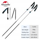 Silver - 2 poles_Naturehike Trekking Poles Folding Hiking Stick Collapsible Hiking Poles Trekking St