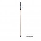 light yellow_100% Full Carbon Hiking Poles Folding Ultra-light Five-Section Hiking Trekking Portable