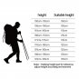 Short handle Black_BSWOLF 2Pcs Ultralight Trekking Poles  Walking Sticks Hiking Canes  Folding Alumi