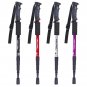 Purple 1pcs_1/2Pcs Light Aluminum Alloy Folding Walking Sticks for Hiking Climbing Mountain High-qua