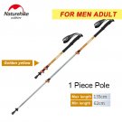 1 Piece Yelow Large_Naturehike Outdoor Walking Stick Aluminum Alloy Alpenstock Telescopic Hiking Tre