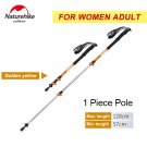 1 Piece Yelow Medium_Naturehike Outdoor Walking Stick Aluminum Alloy Alpenstock Telescopic Hiking Tr