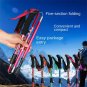 03_Ultraligt Foldable Walking Sticks Camping Hiking Folding Trekking Poles Aluminum Walking Poles Te