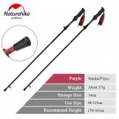 Standard purple 2pcs_Naturehike Ultralight Carbon Fiber 5-sections Foldable Adjustable Trekking Pole