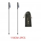 110CM-2PCS_Ultra Light Weight Trekking Poles 110g Folding Hiking Sticks Portable Carbon Fiber Collap