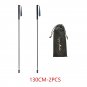 130CM-2PCS_Ultra Light Weight Trekking Poles 110g Folding Hiking Sticks Portable Carbon Fiber Collap