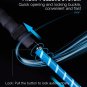 1PC 110cm Blue_AONIJIE E4202 Lightweight Folding Collapsible Quick Lock Cross-country Trekking Pole 