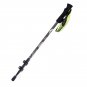 Yellow white 1 pair_2pcs Walking Stick Carbon Cane 3 Sections 63-135cm EVA Straight Grip Handle Alpe